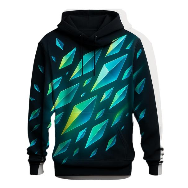 Prismatic Drift Gradient Shapes heavyweight hoodies