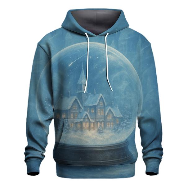 Snow Globe Time Traveler embroidered hoodies