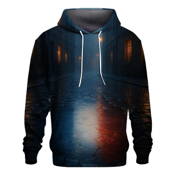 French Flag Rainy City Reflection hoodie designs