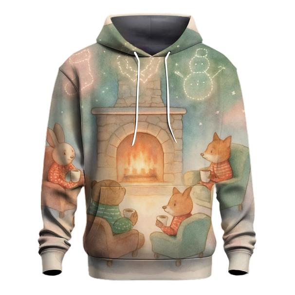 Celestial Fireplace Gathering hoodie trends