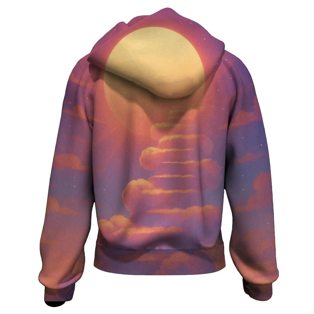 Cloud Steps To The Setting Sun hoodie trends