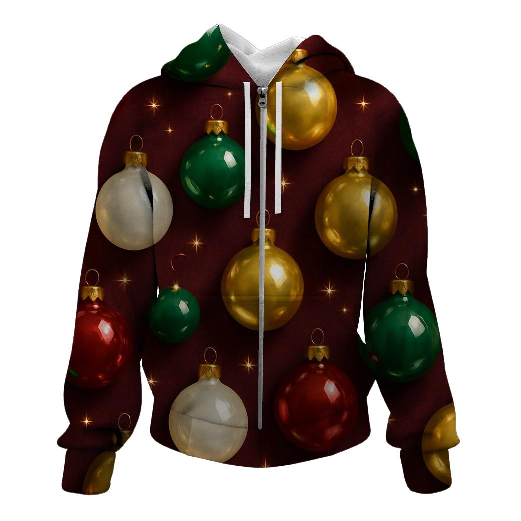 Bauble Galaxy Scatter On Burgundy Velvet hoodie trends