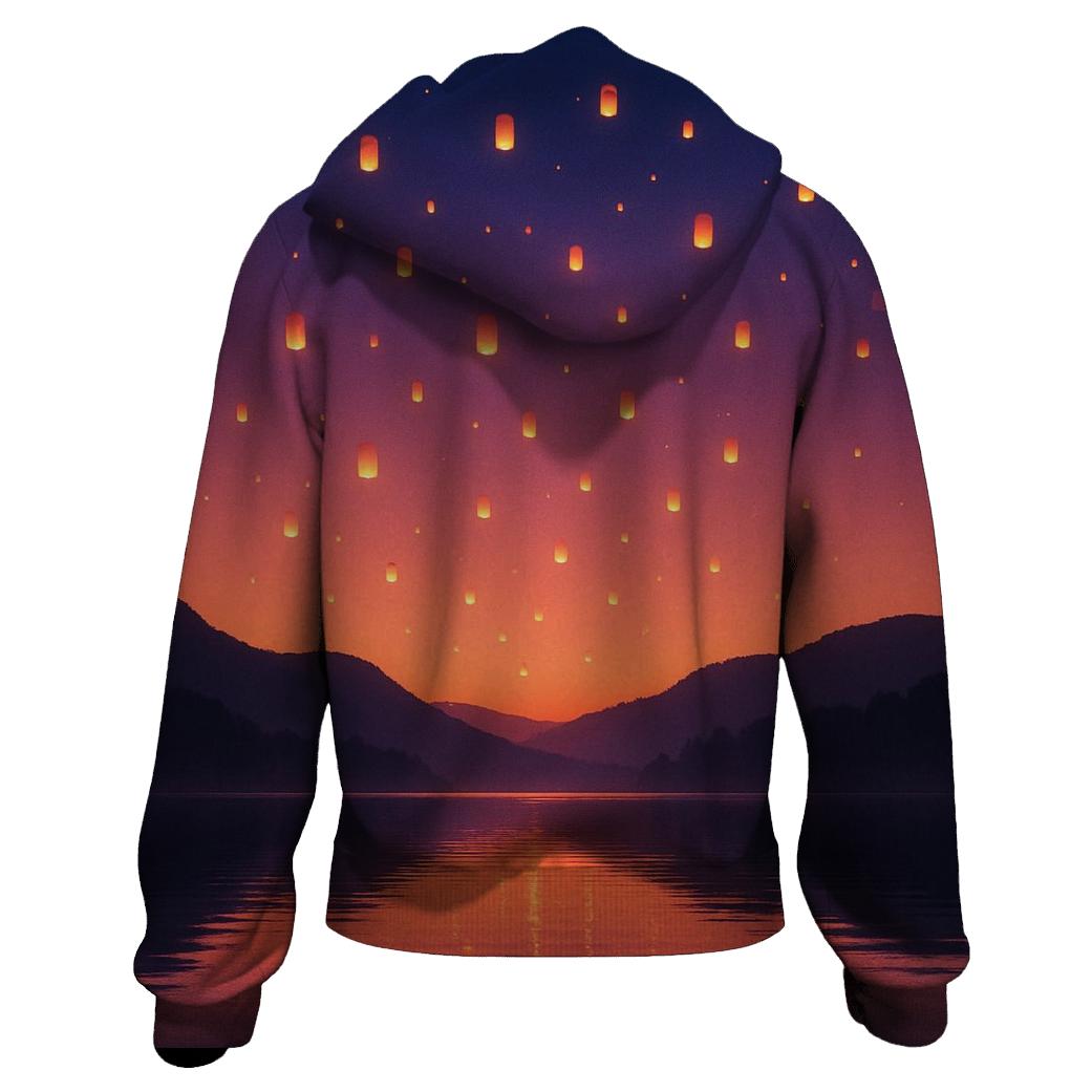 Sky Lantern Dusk Drift hoodie designs