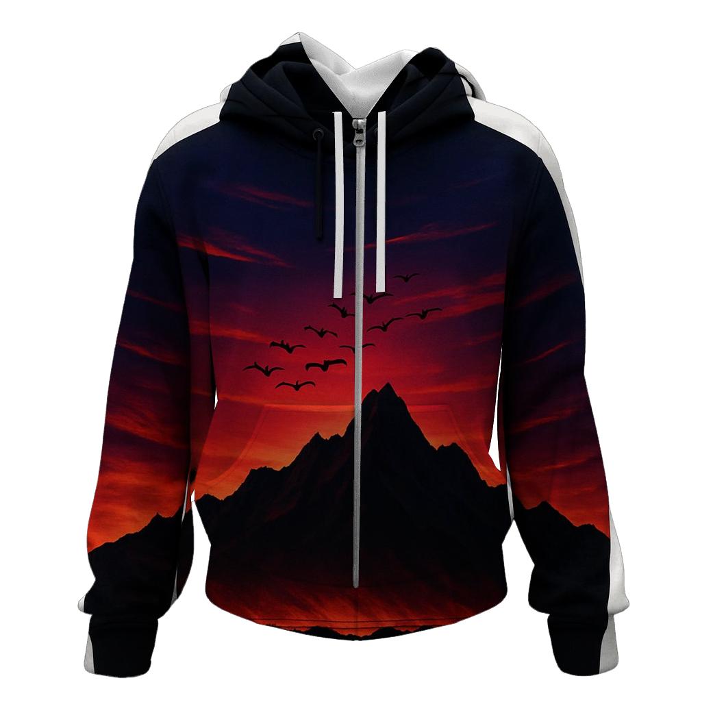 Ridge Line Ember Flight hoodie designs