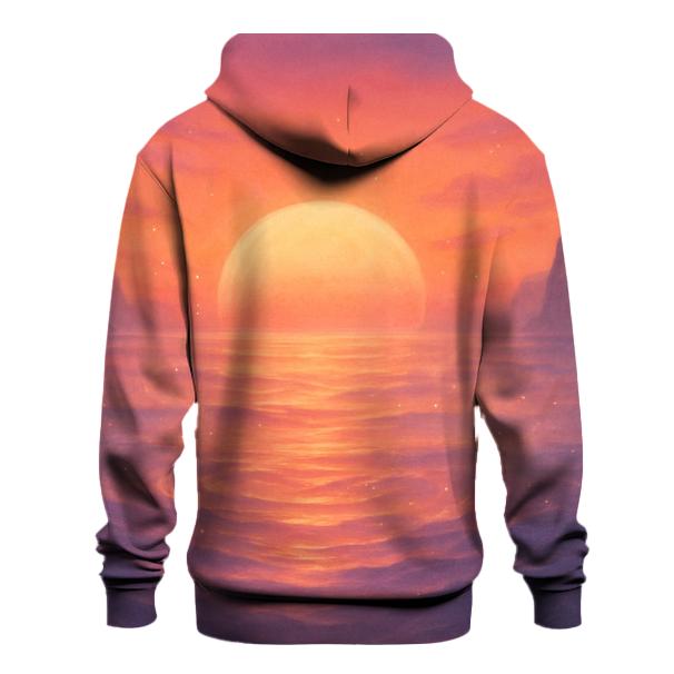 Celestial Ember Tides premium hoodies