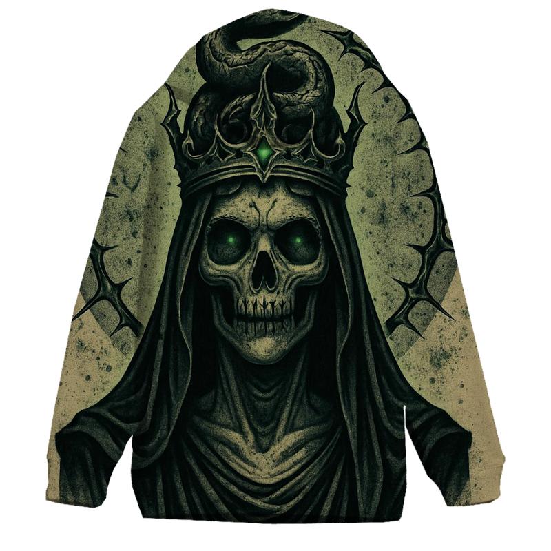Serpent Crown Of The Ashen Queen embroidered hoodies
