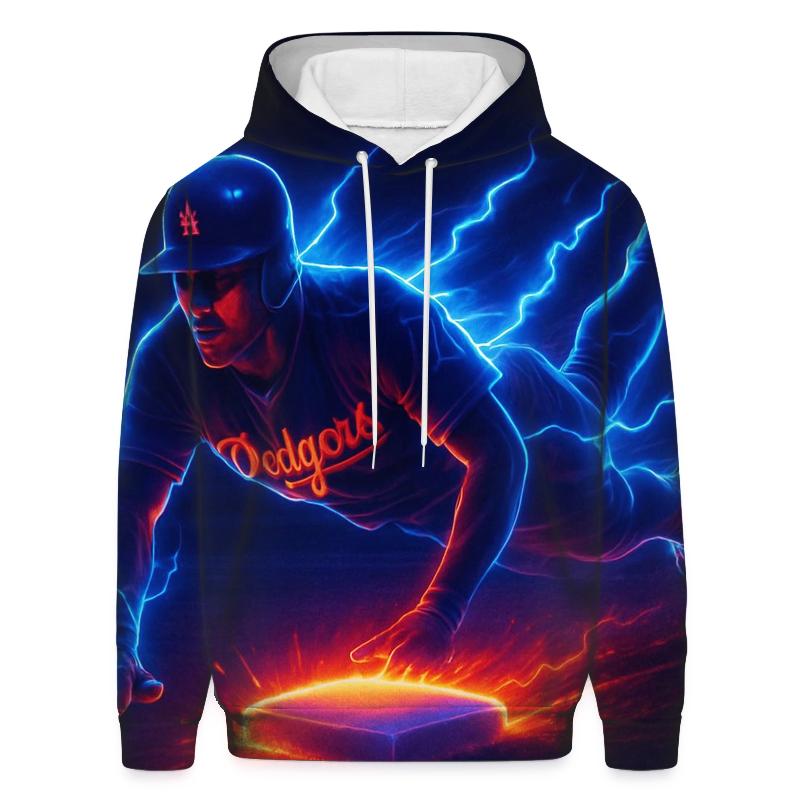 Blue Lightning Steal hoodie designs