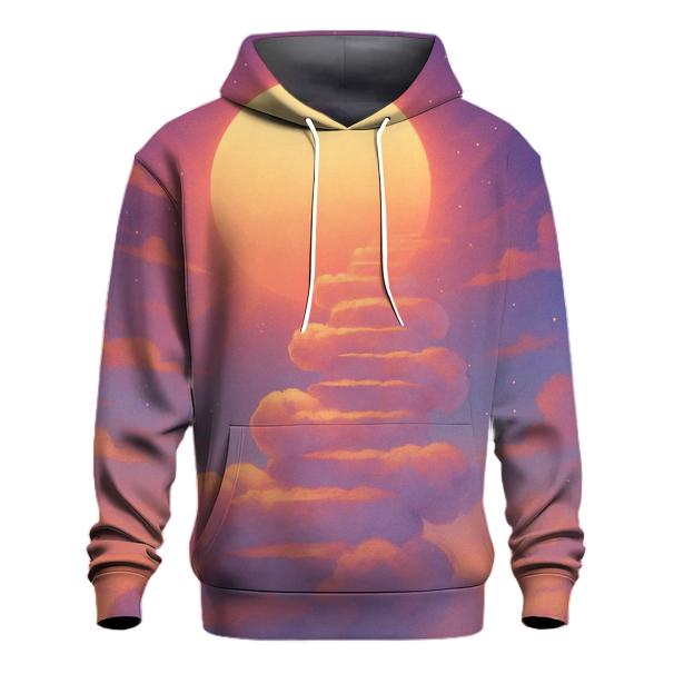 Cloud Steps To The Setting Sun hoodies fashion