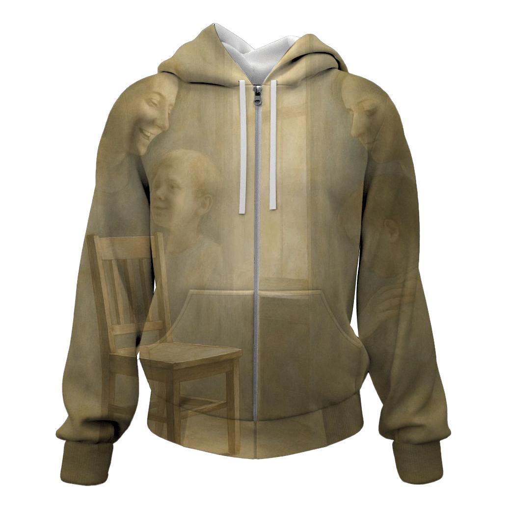 The Lasting Echo In An Empty Chair zip-up hoodies