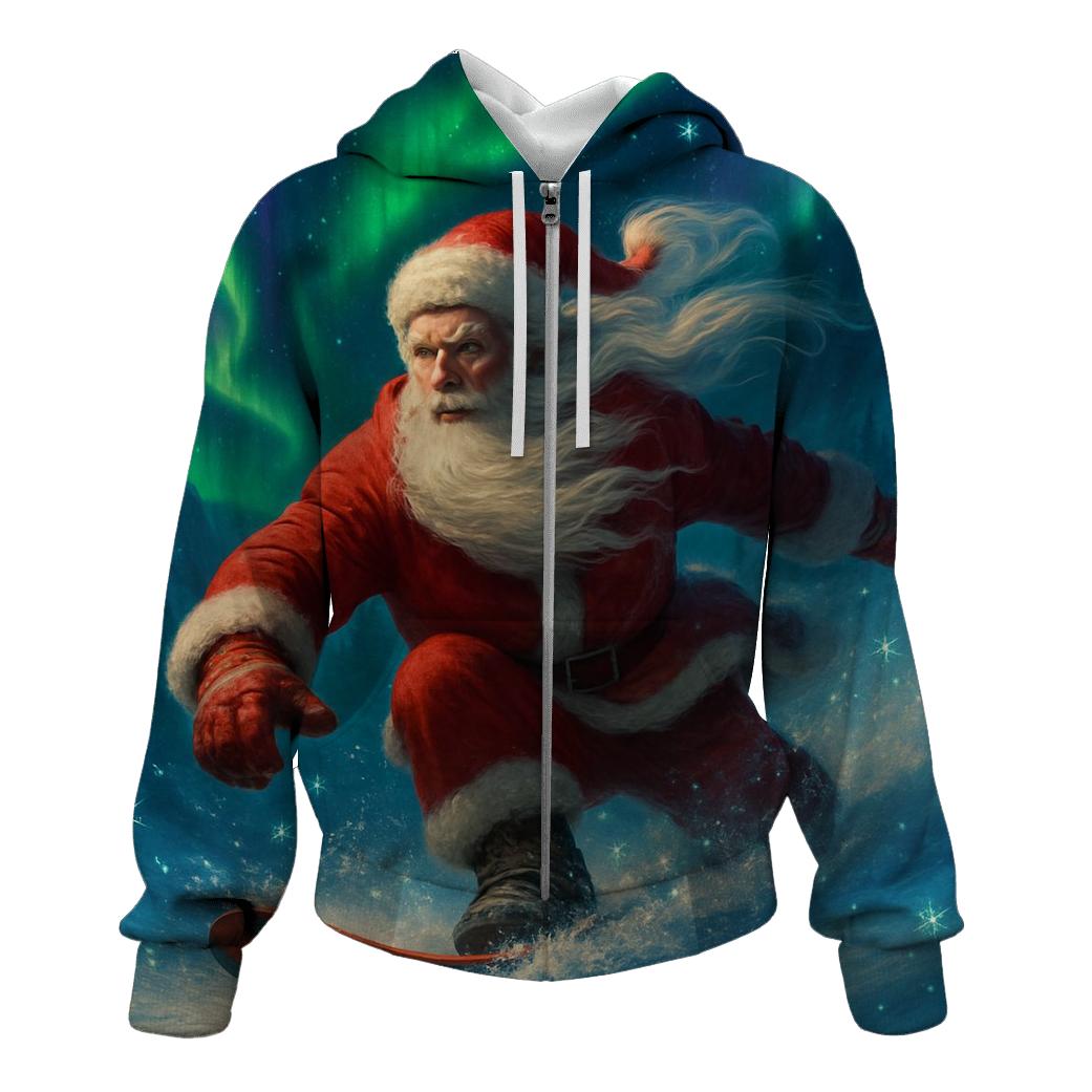 Aurora Trailblazer Santa custom hoodies