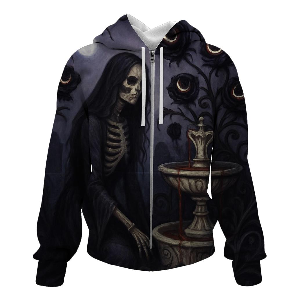 Garden Of The Bleeding Moons embroidered hoodies