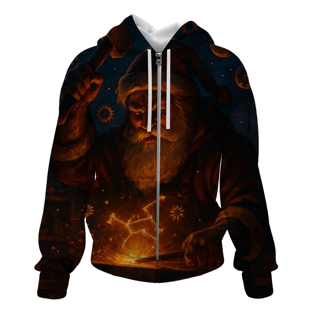 Midnight Workshop Santa Forge designer hoodies