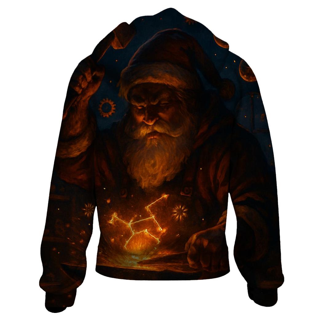 Midnight Workshop Santa Forge designer hoodies