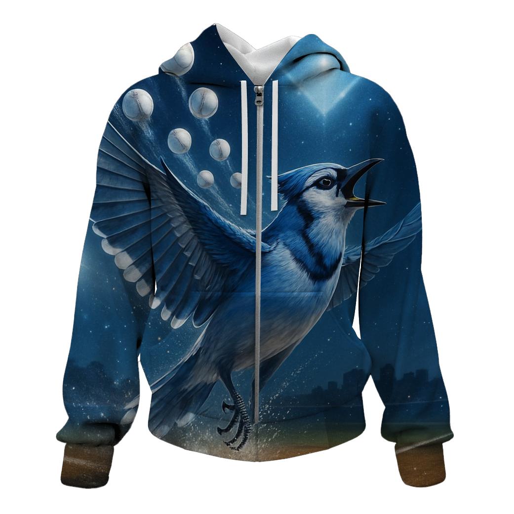 Blue Jays Cosmic Flight Over The Diamond custom hoodies
