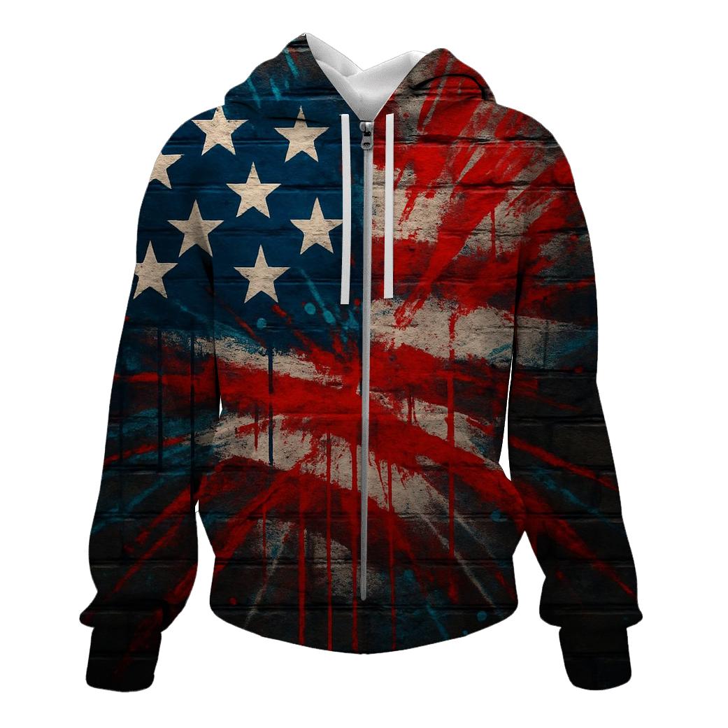 Urban Graffiti Starburst heavyweight hoodies