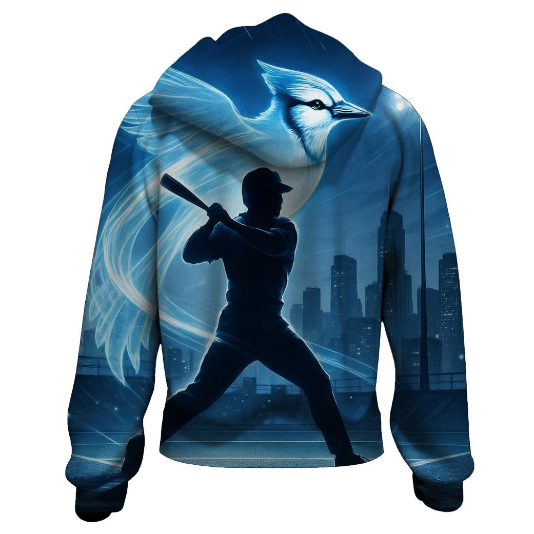 Skyline Surge With Blue Jays Spirit premium hoodies