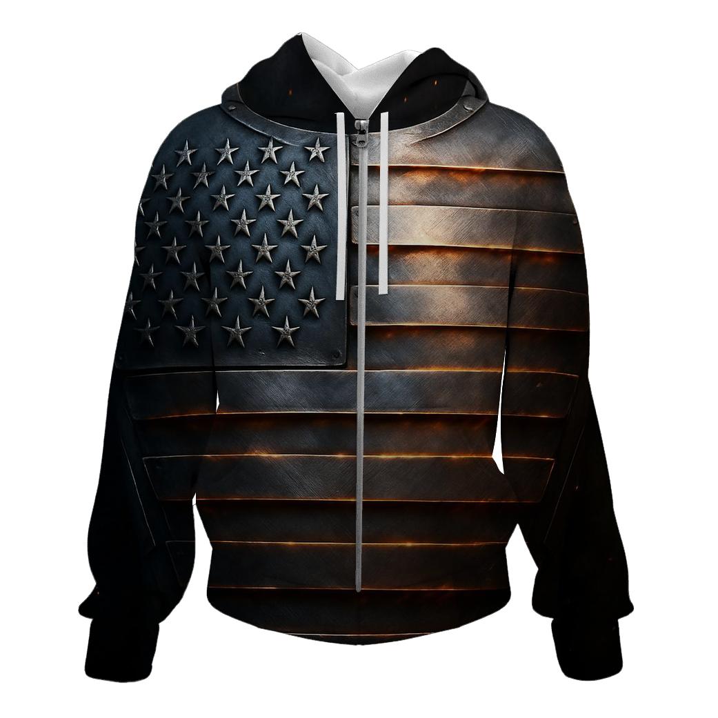 Steel Forged Stripes designer hoodies