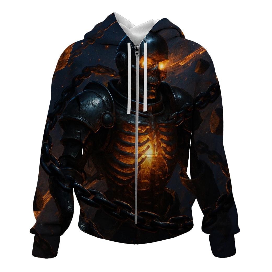 Chains Of The Solar Warden embroidered hoodies