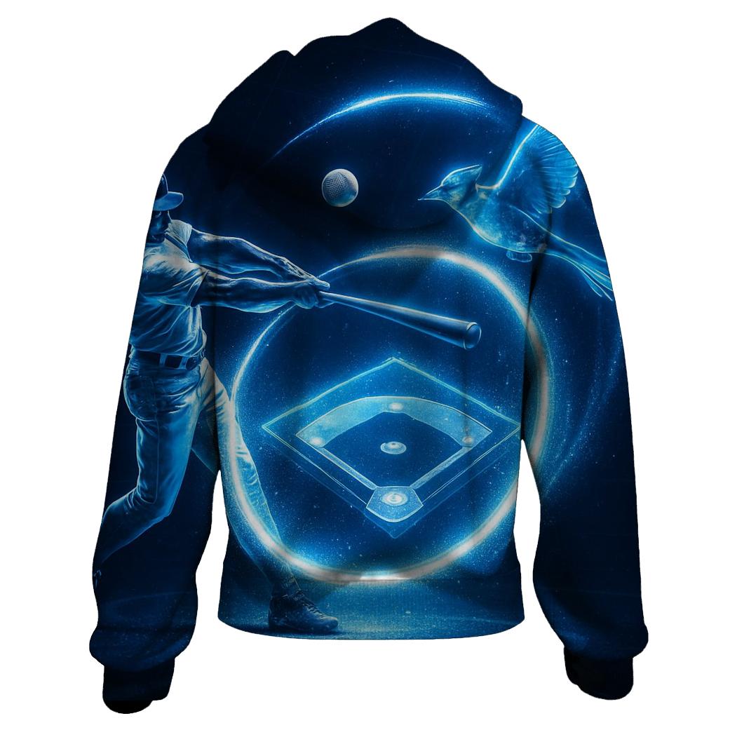 Celestial Swing Arc Blue Jays Edition printed hoodies
