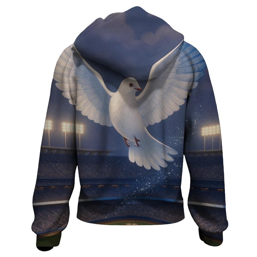Stadium Dove In Flight printed hoodies