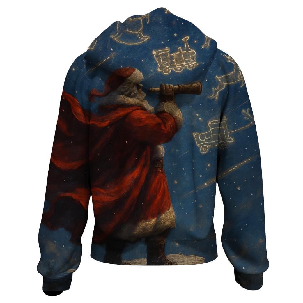 Arctic Stargazer Santa Summit designer hoodies