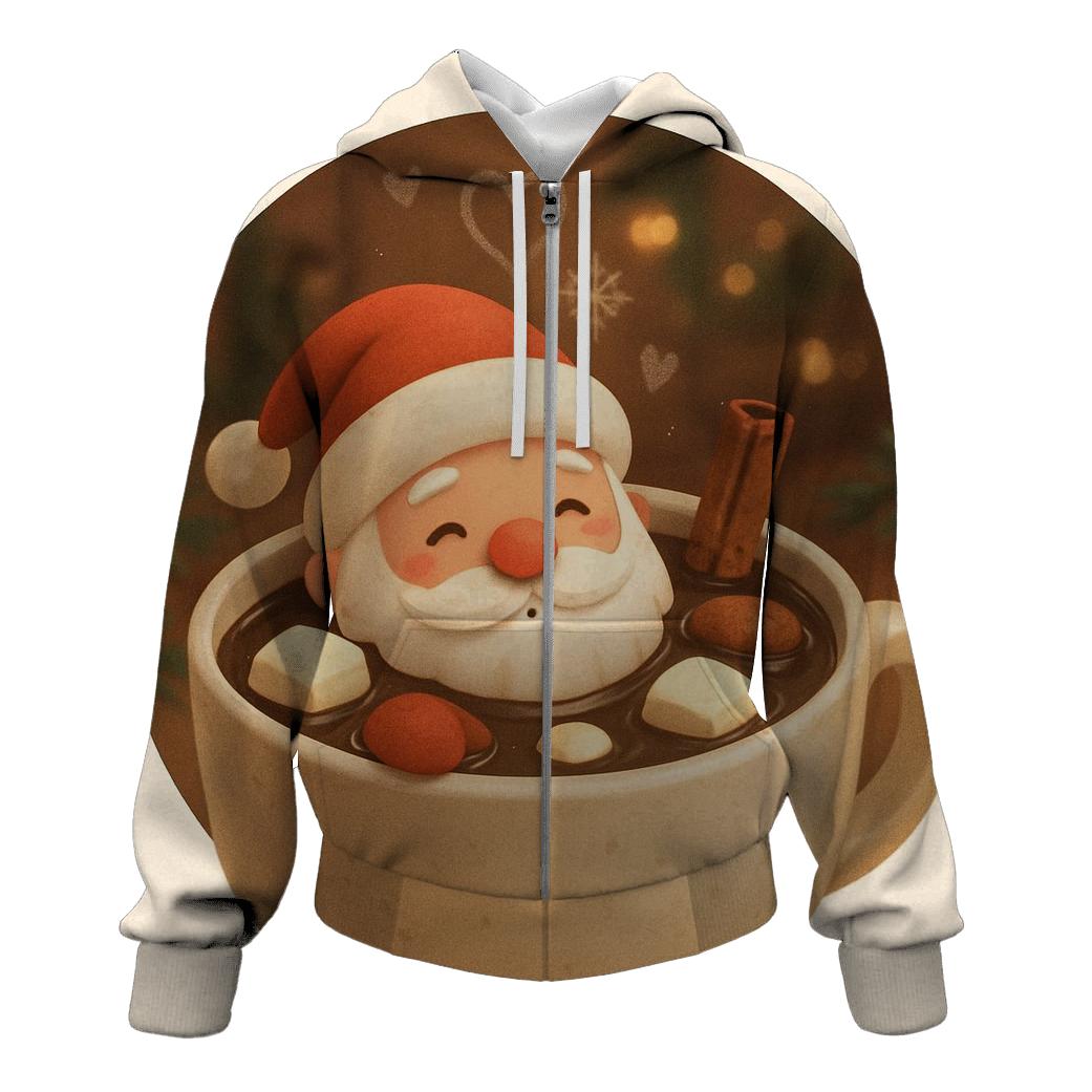 Marshmallow Mug Santa Soak premium hoodies