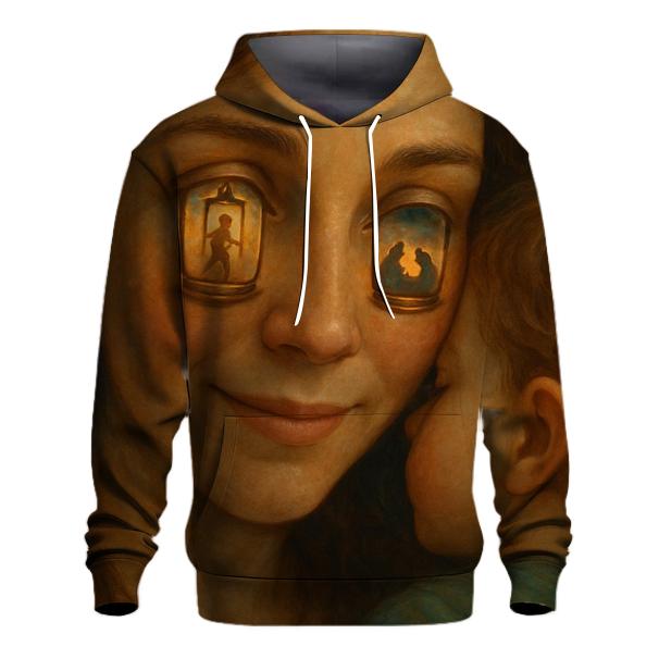 The Time Lantern In Mothers Eyes premium hoodies