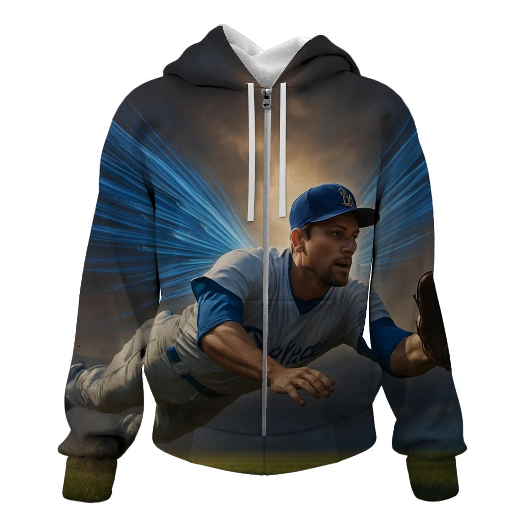 Wings Of Speed Outfield Dive pullover hoodies
