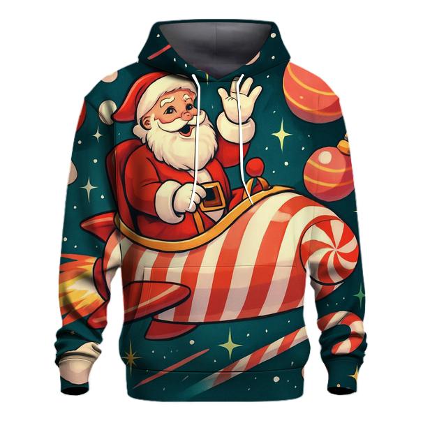 Candy Cosmos Santa Cruiser pullover hoodies