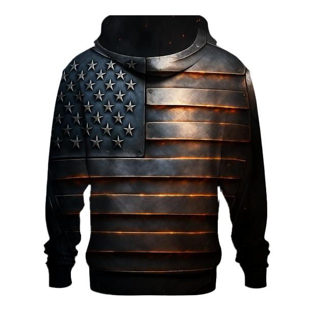 Steel Forged Stripes pullover hoodies