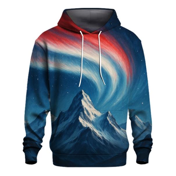 Mountain Aurora Banner hoodie trends