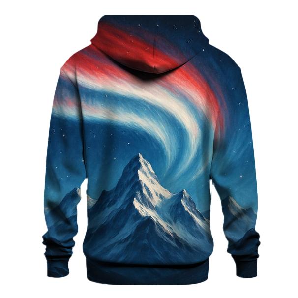 Mountain Aurora Banner hoodie trends