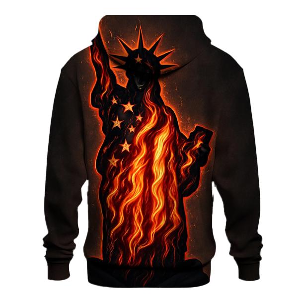 Liberty Flame Silhouette hoodie trends