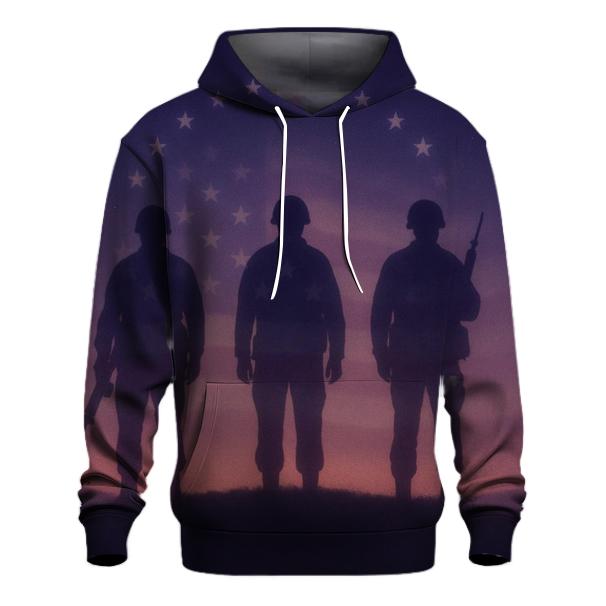 Starlit Battlefield Reverie heavyweight hoodies