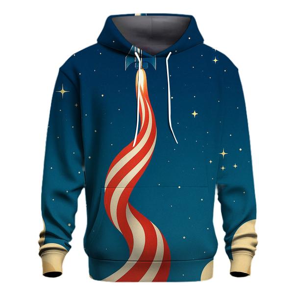 Rocket Trail Starfields zip-up hoodies