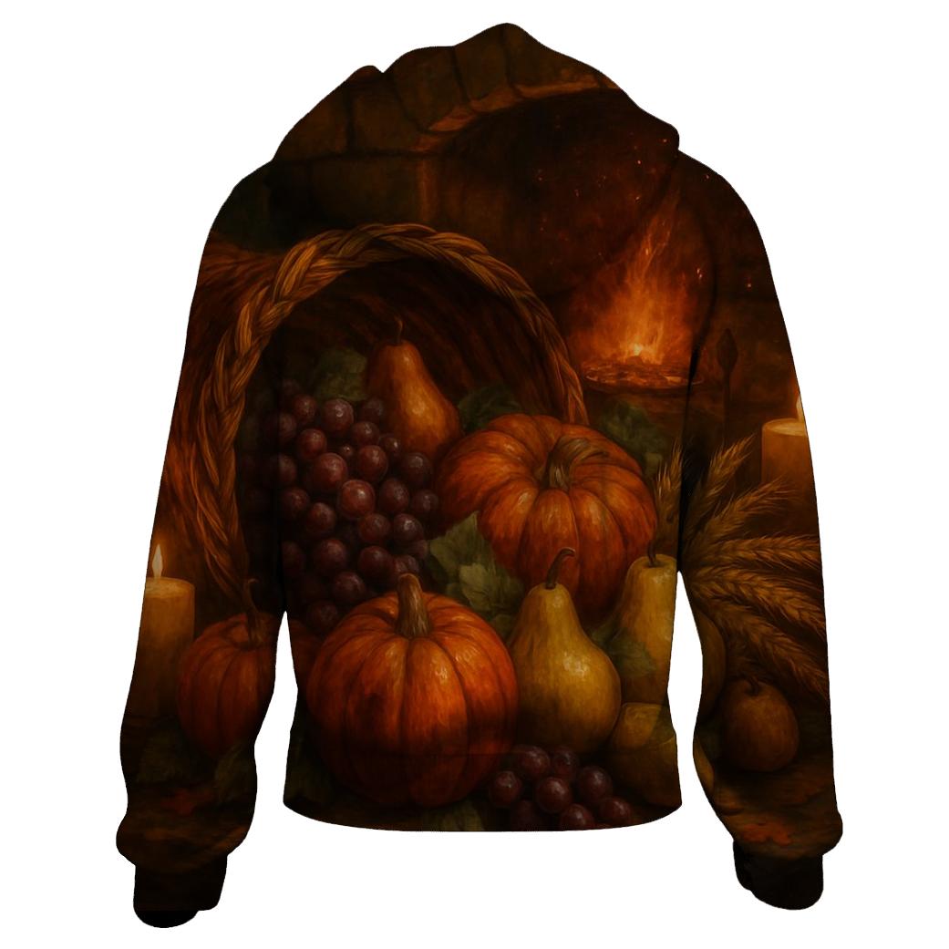 Candlelit Cornucopia Hearth hoodie trends