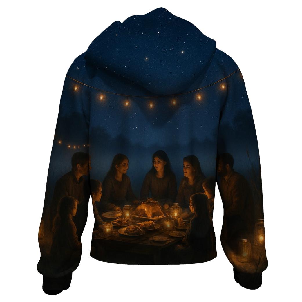 Starlit Harvest Gratitude Circle heavyweight hoodies