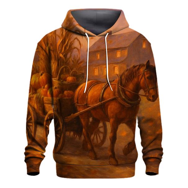 Pumpkin Patch Wagon Homecoming graphic hoodies