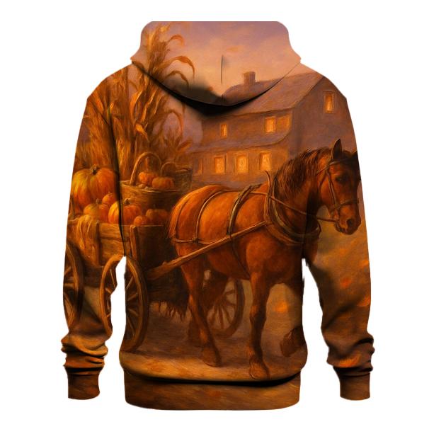 Pumpkin Patch Wagon Homecoming graphic hoodies