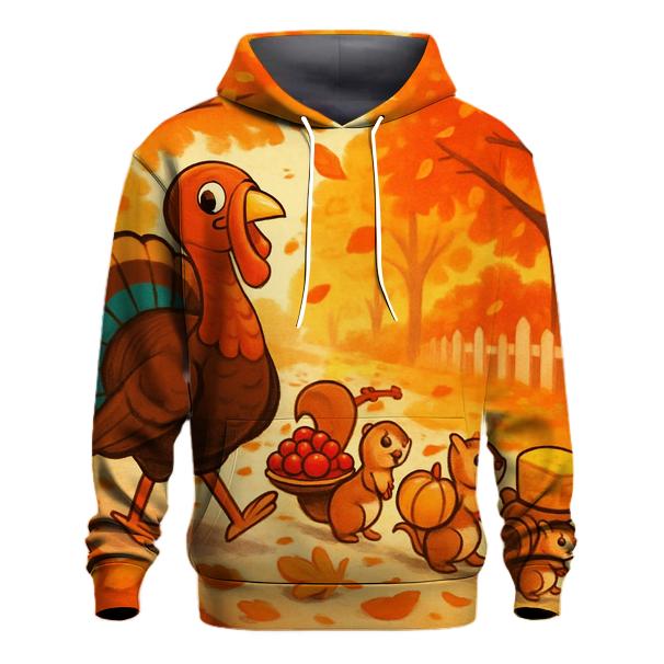 Turkey Parade Through Maple Lane custom hoodies
