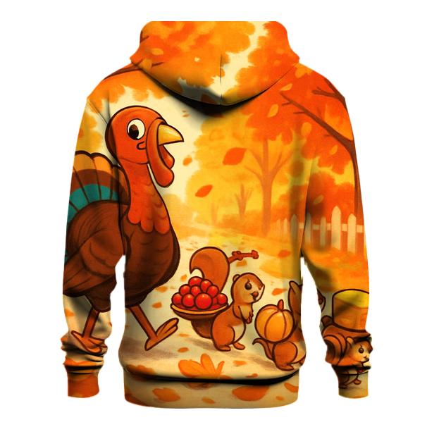 Turkey Parade Through Maple Lane custom hoodies