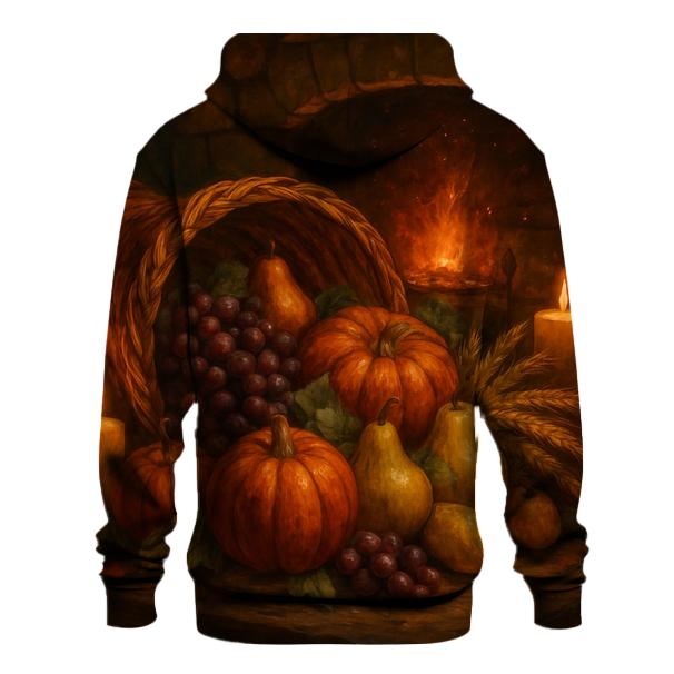 Candlelit Cornucopia Hearth heavyweight hoodies