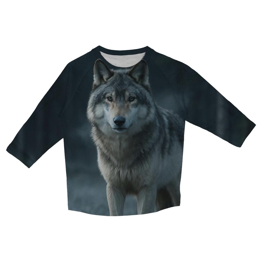 Mistline Stalk Grey Wolf personalized 3/4 sleeve tees