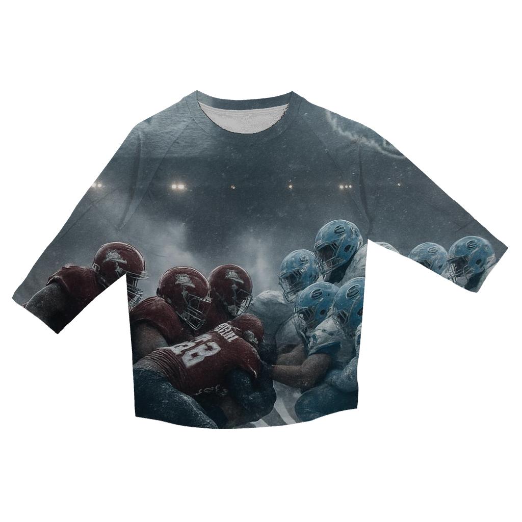 Frozen Yard Line Standoff Braves Vs Cubs trendy 3/4 sleeve tops