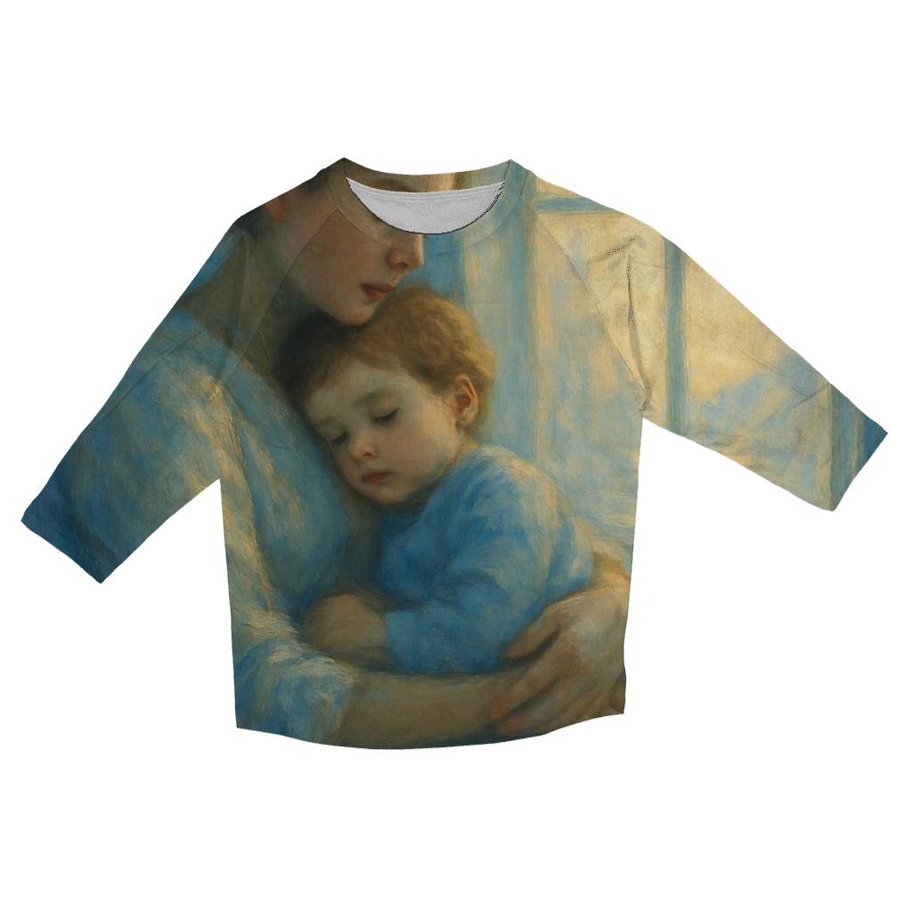 The First Safe Harbor printed three quarter sleeve shirts