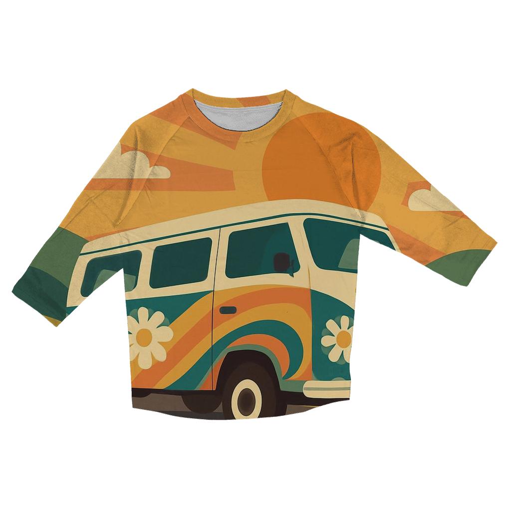 Groove Bus Road Trip stylish quarter sleeve tops
