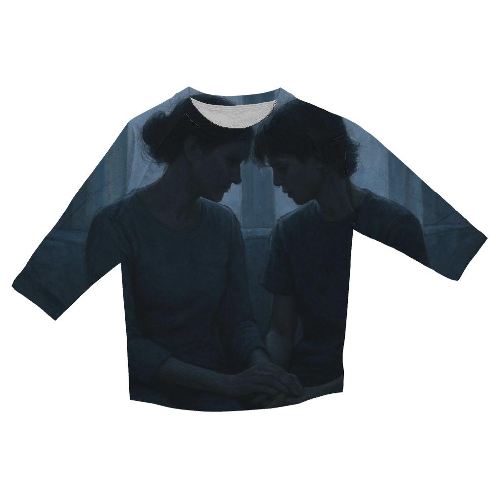 The Bridge Of Shared Silence fashion 3/4 sleeve shirts