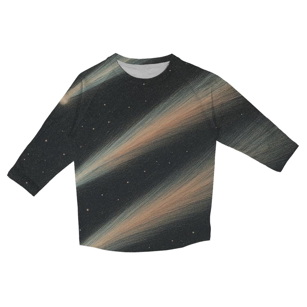 Comet Fan Convergence Field custom 3/4 sleeve shirts