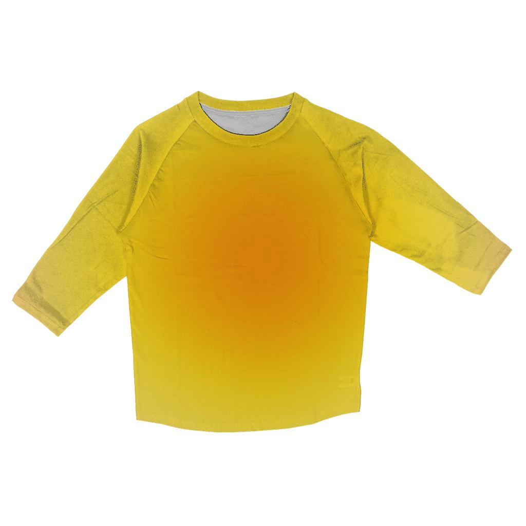 Citrus Bloom Radiance trendy 3/4 sleeve tops