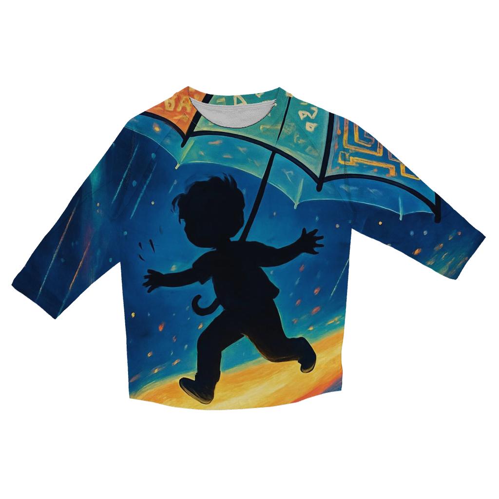 Dancing Umbrella Comet casual three quarter sleeve shirts